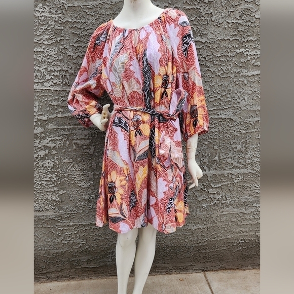 elizabeth and james‎ Uptown Casual Day Glow Marika Garden Shift Dress S - Picture 4 of 5